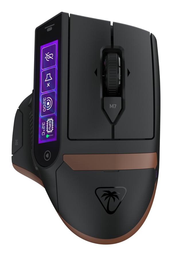 Turtle Beach Command Series MC7 hiiri Pelaaminen Oikeakätinen RF Wireless + Bluetooth + USB Type-A Optinen 30000 DPI