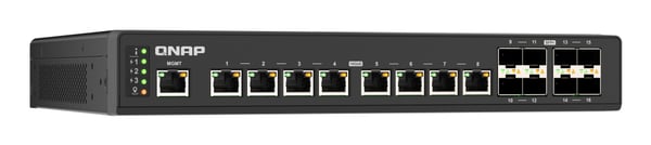 QNAP QSW-IM3216-8S8T verkkokytkin Hallittu L2 10G Ethernet (100/1000/10000) Musta