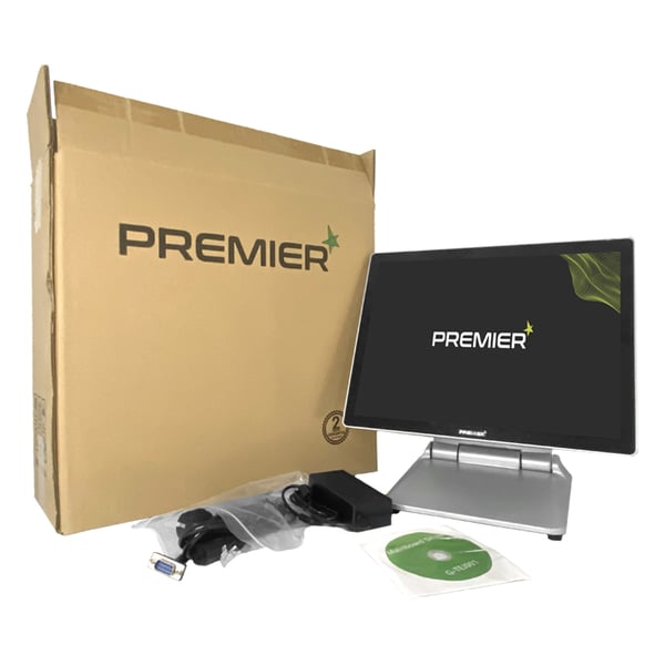 Premier SQ-200 W J6412 1,99 GHz All-in-One 38,1 cm (15") 1024 x 768 pikseliä Kosketusnäyttö Hopea