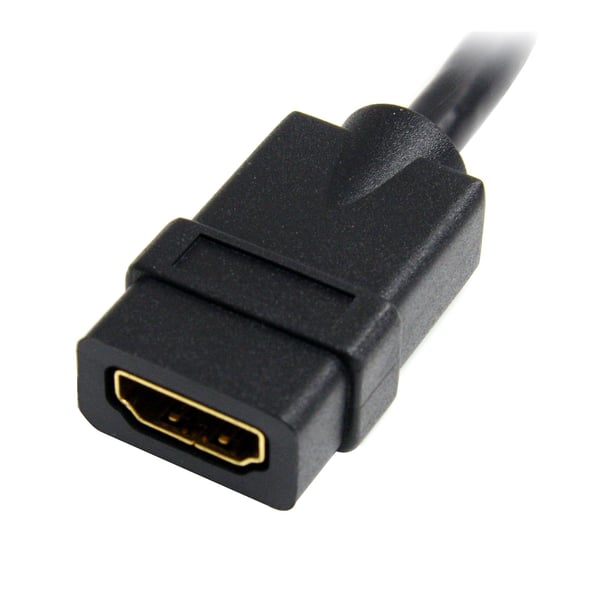 StarTech.com HDMIEXTAA6IN HDMI-kaapeli 0,152 m HDMI-tyyppi A (vakio) Musta