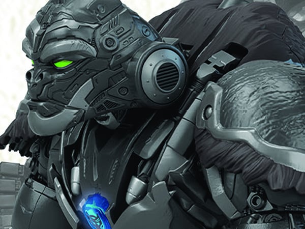 Transformers : Rise of the Beasts Command; Convert Animatronic Optimus Primal