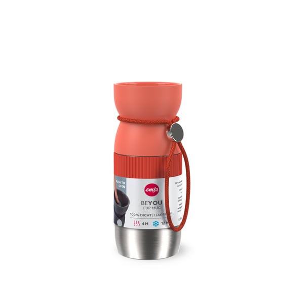 EMSA N21915 360 ml Rustfrit stål, Orange Rustfrit stål