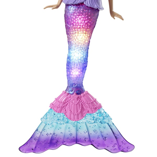 Barbie Dreamtopia Twinkle Lights Mermaid -nukke, jossa valotehoste, 3–7-vuotiaille