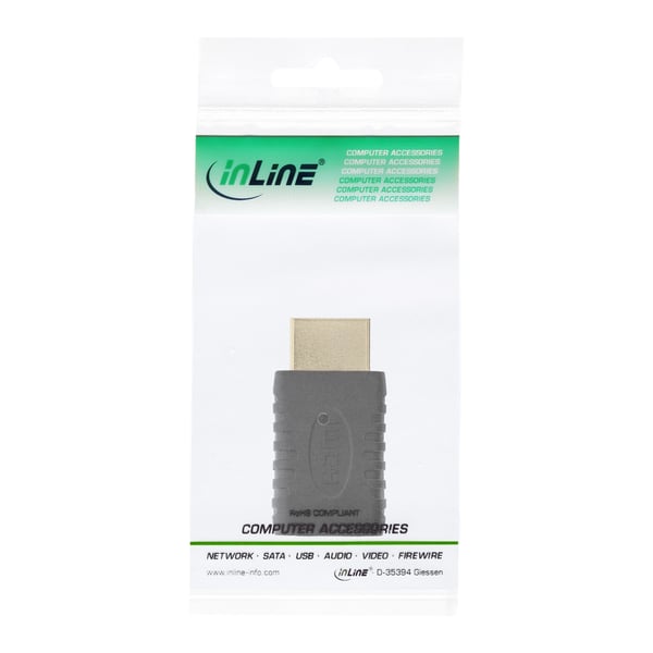 InLine 17691G kabel kønsskifter HDMI A male HDMI C Sort