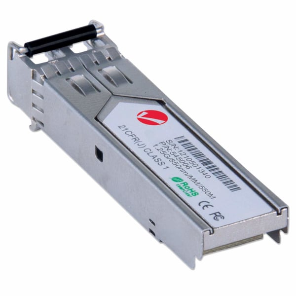 Intellinet 545006 modul til netværksmodtager Fiberoptisk 1000 Mbit/s SFP 850 nm