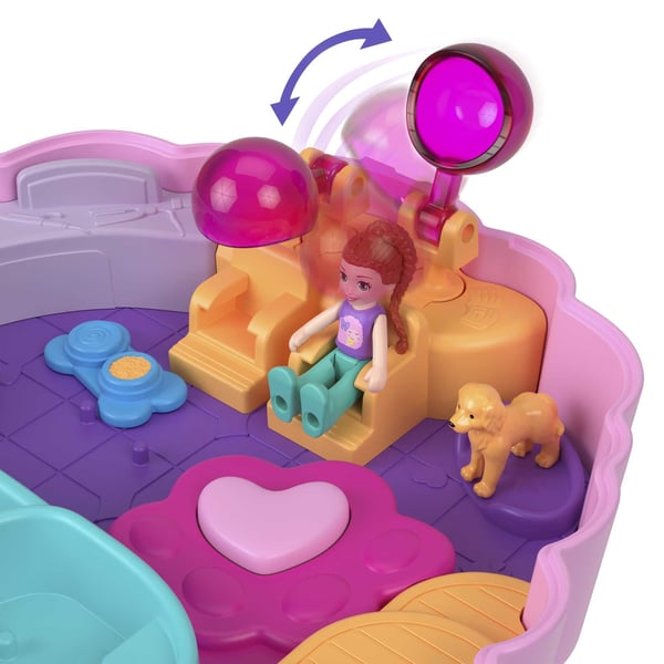 Polly Pocket GROOM& GLAM POODLE COMPACT