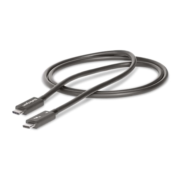 StarTech.com TBLT4MM1M Thunderbolt kabel 1 m 40 Gbit/sek. Sort