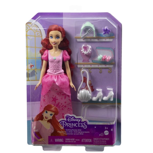 Disney Princess Ariel gör sig i ordning