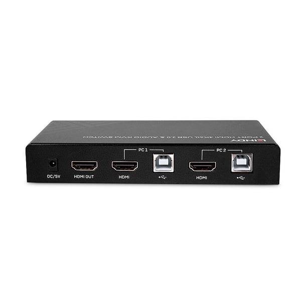 Lindy 32809 KVM-switchar Svart