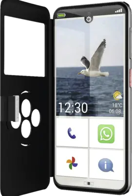 Emporia Smart.8 5G 16,1 cm (6.36") 128 GB 512 GB Svart