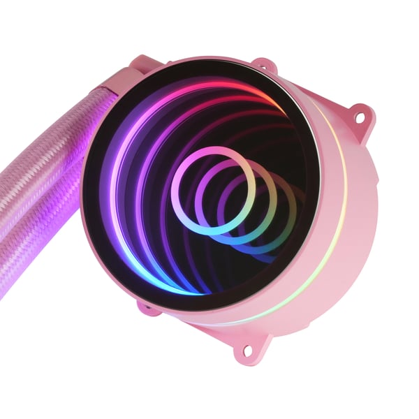 Mars Gaming MLONE120P kylsystem för dator Processor Allt-i-ett vätskekylare 12 cm Rosa 1 styck