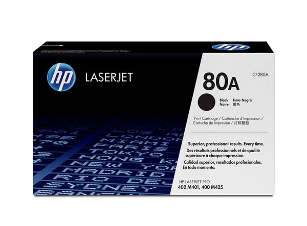 HP 80A, alkuperäinen musta LaserJet-värikasetti