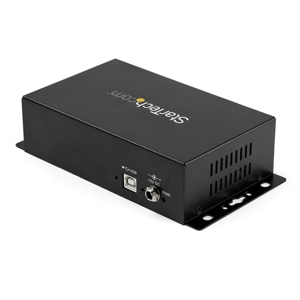 StarTech.com USB till DB9 RS232 seriell adapterhubb med 8 portar - Industriell DIN Rail och väggmonterbar