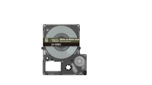 Epson LK-5QWJ Khaki, Vit