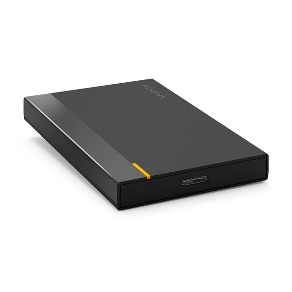 AISENS ASE-2524B Hölje för lagringsenheter SSD-inkapsling Svart 2.5"