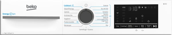 Beko BMWSU4721A Pesukone Edestä täytettävä 7 kg 1200 RPM Valkoinen