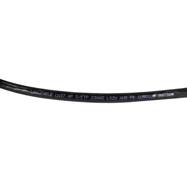 LogiLink CPV0082 verkkokaapeli Musta, Vaaleanpunainen 100 m Cat7