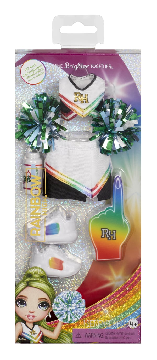 Rainbow High Fashion Pack Asst in PDQ Dukketøjsæt