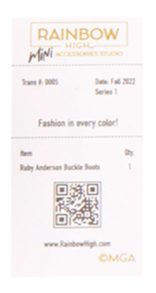 Rainbow High Accessories Studio Series 1, S Assortment in PDQ Dockskor