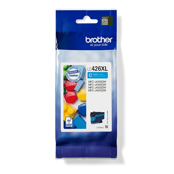 Brother LC-426XLC blækpatron 1 stk Original Højt (XL) udbytte Blå Brother LC-426XLC blækpatron 1 stk Original Højt (XL) udbytte Blå
