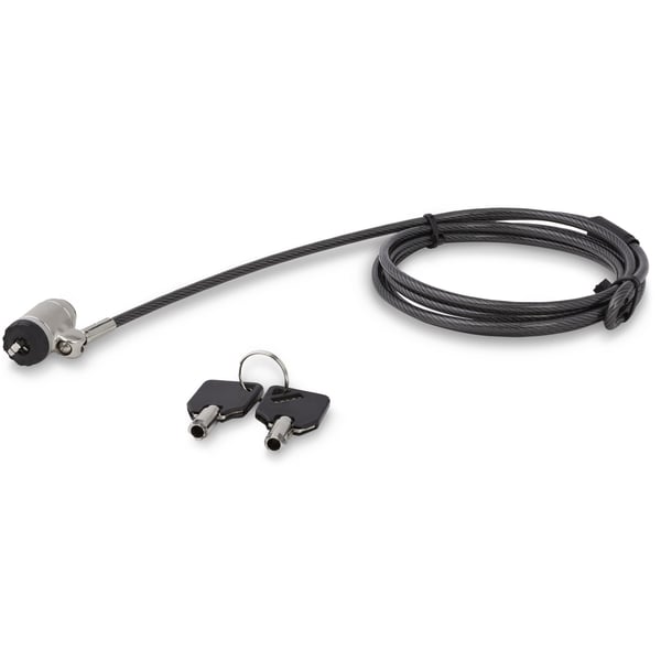 StarTech.com LTLOCKKEY kaapelilukko Musta, Hopea 2 m