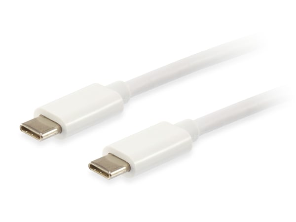 Equip 128351 USB-kabel USB 3.2 Gen 2 (3.1 Gen 2) 1 m USB C 10 Gbit/sek. Hvid