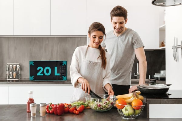 Hisense H20MOBSD1H Svart Enbart mikrovågsugn Bänkdiskmaskin 20 l 700 W