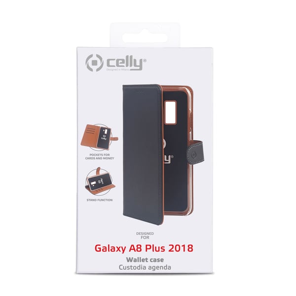 Celly Wally mobiltelefon etui 15,2 cm (6") Folie Sort