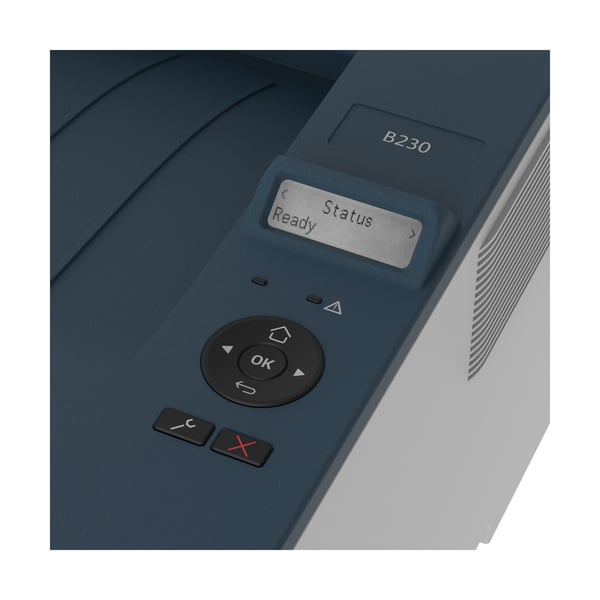 Xerox B230, A4, 34 sider/min, trådløs dupleksprinter PCL5e/6, 2 magasiner, i alt 251 ark