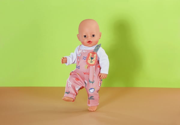 BABY born Romper Jungle 43cm Dukkesparkedragt