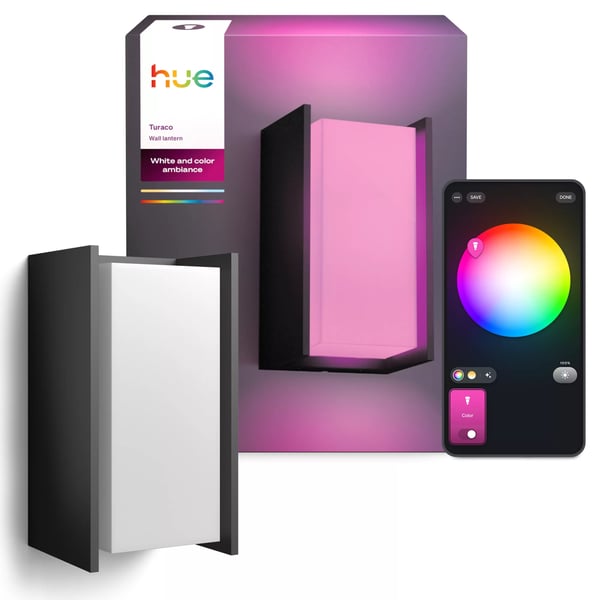 Philips Hue White and Color ambiance Turaco seinävalaisin ulkokäyttöön