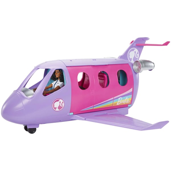 Barbie Life in the City Airplane Adventures-legesæt med pilotdukke og mere end 15 stk. tilbehør