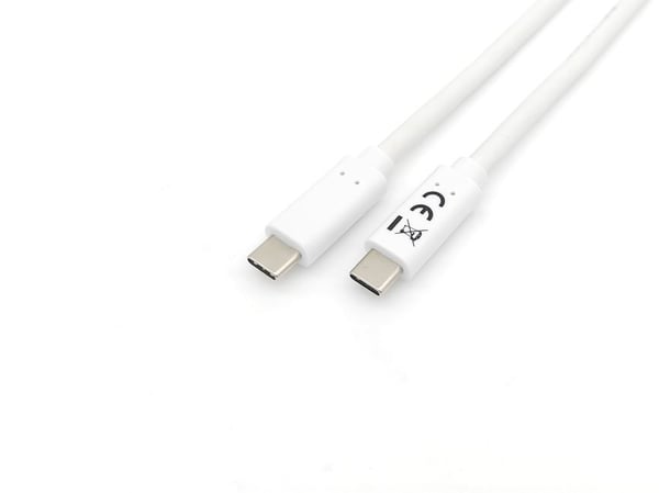 Equip 128362 USB-kabel USB 3.2 Gen 1 (3.1 Gen 1) 2 m USB C 5 Gbit/sek. Hvid
