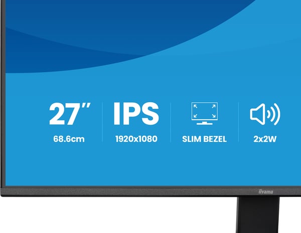 iiyama ProLite X2791HS-B1 tietokoneen litteä näyttö 68,6 cm (27") 1920 x 1080 pikseliä Full HD LED Musta