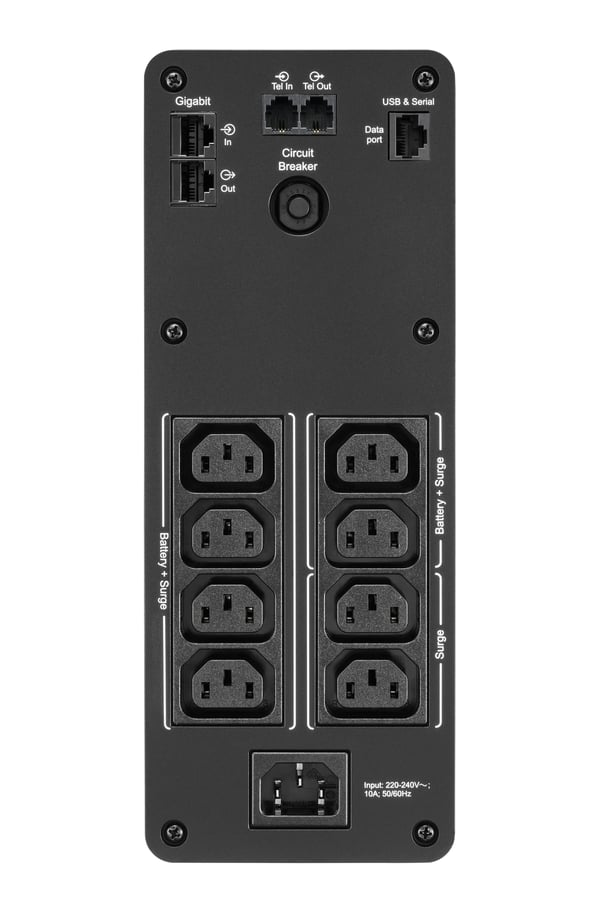 APC BACK UPS PRO BR 1200VA UPS-enhed Interaktivt indgangsstik 1,2 kVA 720 W 8 AC stikkontakt(er)