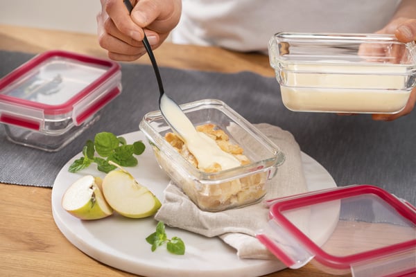 Tefal MasterSeal N10409 Rektangulær Kasse 1,1 L Transparent, Rød 1 stk