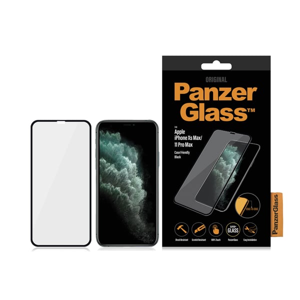 PanzerGlass ® Screen Protector iPhone 11 Pro Max | Xs Max | Edge-to-Edge Genomskinligt skärmskydd Apple 1 styck