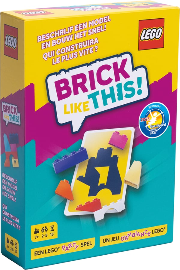 Asmodee Brick Like This! LEGO® Brick Like This! Brädspel Finmotorik (fingerfärdighet)