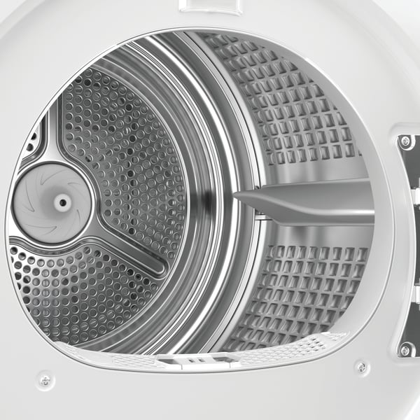 Haier HD120-E357U1-IT tørretumbler Fritstående Front-læsning 12 kg Hvid