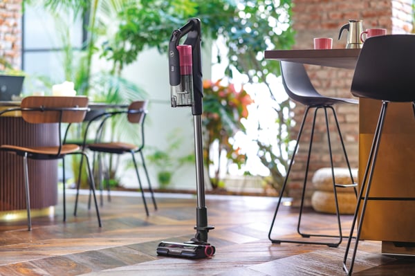 Hoover HF920H 011 2-i-1 stangstøvsuger Batteri Dry EPA Poseløs 0,7 L Rose, Lyserød