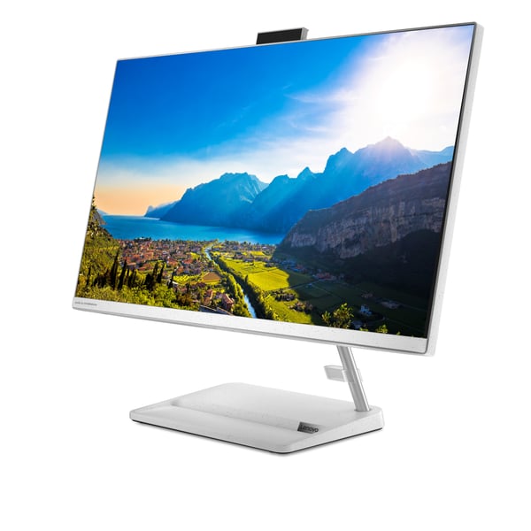 Lenovo IdeaCentre AIO 3 27ALC6 AMD Ryzen™ 5 7430U 68,6 cm (27") 1920 x 1080 pixel All-in-One PC 16 GB DDR4-SDRAM 512 GB SSD Windows 11 Home Wi-Fi 6 (802.11ax) Hvid
