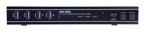 InLine 57885G KVM Switch Stativ-montering Sort
