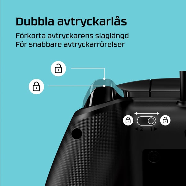 HyperX Clutch Gladiate – trådad handkontroll – Xbox