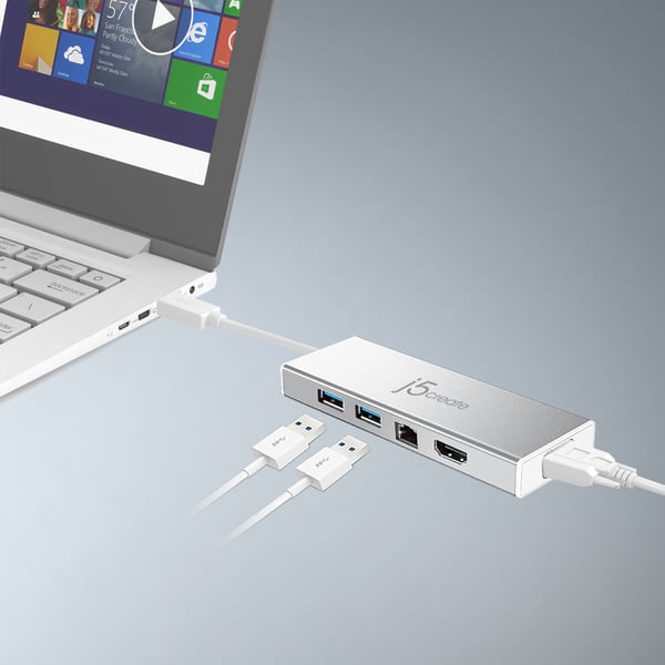 j5create JUD380-N USB™ 3.0 mini dockningsstation