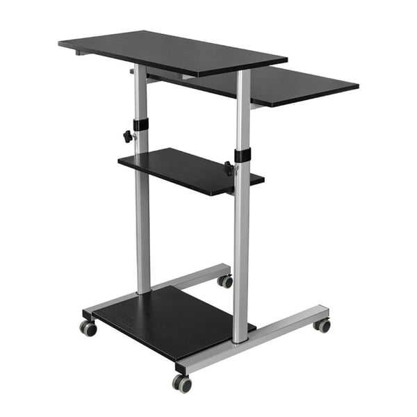 Techly ICA-TB TPM-3 stående bord Sort, Sølv