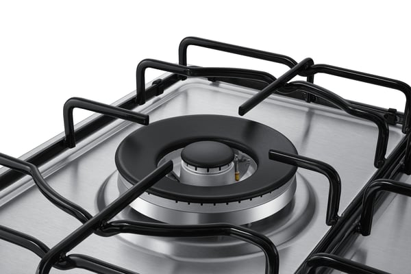 Samsung NA75M3130AS Svart, Rostfritt stål Inbyggd 75 cm Gas 5 zone(s)