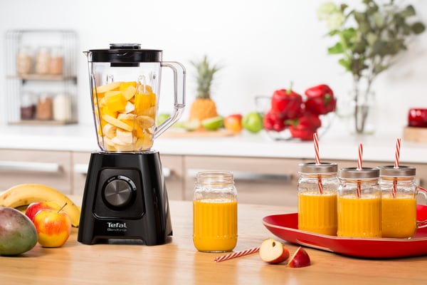 Tefal BlendForce II BL4208 blender 1,25 L Bordplade blender 600 W Sort