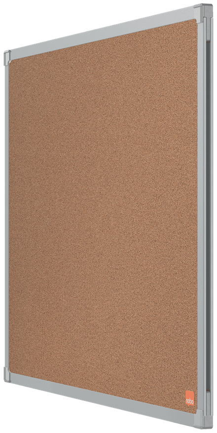 Nobo 1915460 anslagstavla med ficka inomhus Brun Aluminium