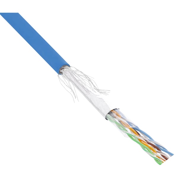 InLine 72099B nätverkskablar Blå 100 m Cat5e SF/UTP (S-FTP)