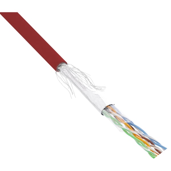 InLine 72099R netværkskabel Rød 100 m Cat5e SF/UTP (S-FTP)